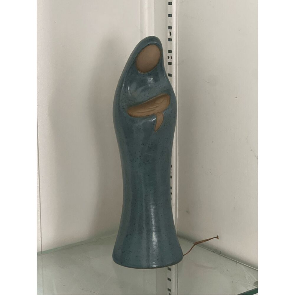 Vintage Jack Black Navajo Signed Ceramic Mother & Child Sculpture 1991 Original